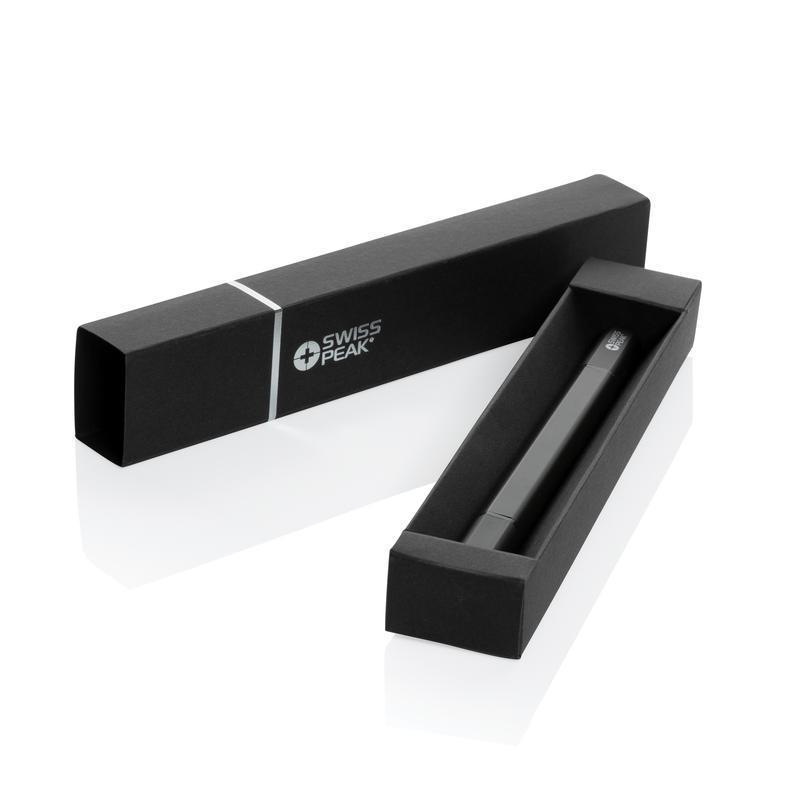 Swiss Peak Storm RCS Recycled Aluminum Dual Tip Pen - Black - Image 4